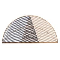 Hoofdbord Gift Decor Bruin Zwart Natuurlijk 160 x 80,5 x 2 cm Driehoek
