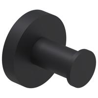 IVY Handdoekhaak - enkel - groot - Mat zwart PED 6500602 - thumbnail