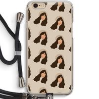 Bonjour mon amour: iPhone 6 / 6S Transparant Hoesje met koord