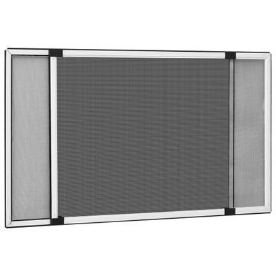 VidaXL Raamhor uitschuifbaar (75-143)x50 cm wit