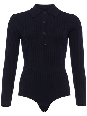 ERES body Cocon en maille nervurée - Bleu
