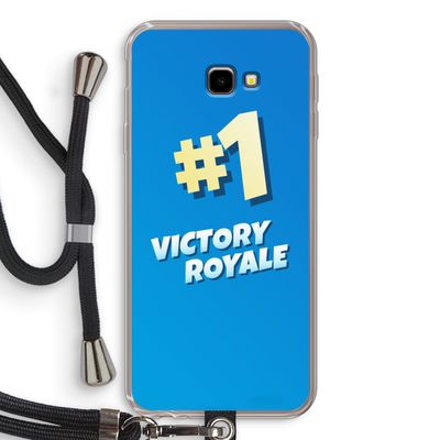 Victory Royale: Samsung Galaxy J4 Plus Transparant Hoesje met koord