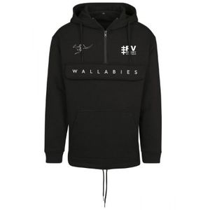 Rugby Vintage - Australië Wallabies Anorak Hoodie - Zwart