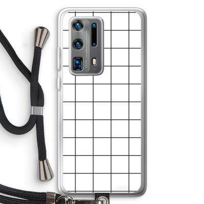 Rooster: Huawei P40 Pro Plus Transparant Hoesje met koord