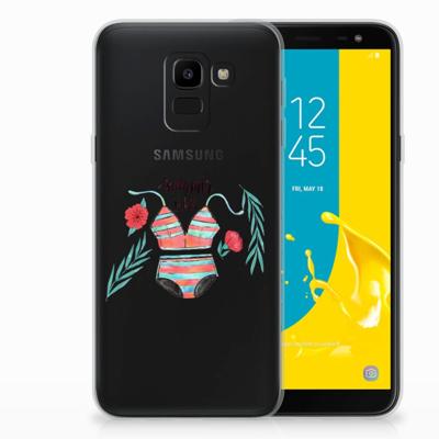 Samsung Galaxy J6 2018 Telefoonhoesje met Naam Boho Summer Samsung Galaxy J6 2018 Telefoonhoesje met Naam Boho Summer