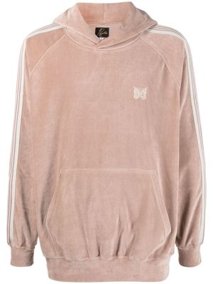 Needles hoodie à rayures latérales - Rose