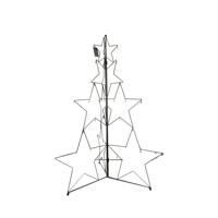 Decoratie Kerstboom Opvouwbaar Sterrenvormen 110 cm Zwart Decoratie Kerstboom Opvouwbaar Sterrenvormen 110 cm Zwart