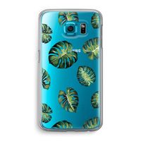 Tropische bladeren: Samsung Galaxy S6 Transparant Hoesje