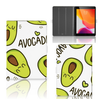 iPad 10.2 2019 | iPad 10.2 2020 | 10.2 2021 Hippe Tablet Hoes Avocado Singing - thumbnail