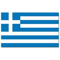 Gevelvlag/vlaggenmast vlag Griekenland 90 x 150 cm   -