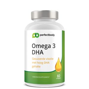Perfectbody Omega 3 DHA Capsules - 60 Softgels