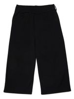 MM6 Maison Margiela Kids pantalon à logo imprimé - Noir