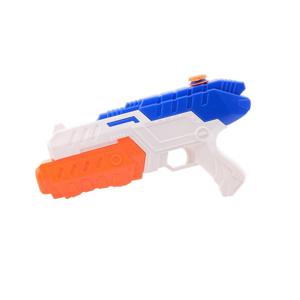 Waterpistool/waterpistolen wit/blauw 32 cm - Waterpistolen