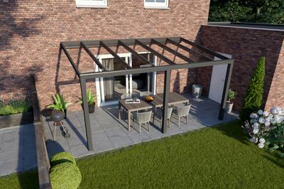 Verasol Greenline aluminium veranda 500x300 cm glasdak Aluminium Verasol
