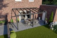 Verasol Greenline aluminium veranda 500x300 cm glasdak Aluminium Verasol Verasol Greenline aluminium veranda 500x300 cm glasdak Aluminium Verasol