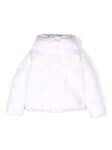 MM6 Maison Margiela Kids doudoune à logo brodé - Blanc