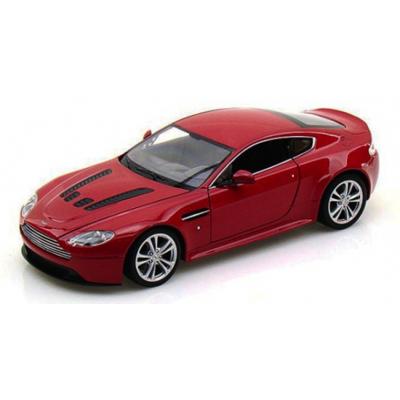 Modelauto - Aston Martin V12 Vantage S - rood - 17 cm - schaal 1:24 - speelgoedauto