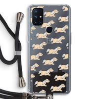 Ponys: OnePlus Nord N10 5G Transparant Hoesje met koord