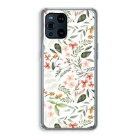 Sweet little flowers: Oppo Find X3 Transparant Hoesje