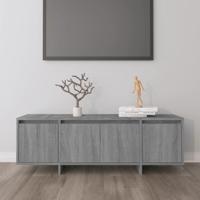 Tv-meubel 120x30x40,5 cm bewerkt hout grijs sonoma eikenkleurig