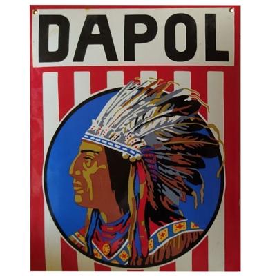 Dapol Emaille Bord - 12 x 9 cm