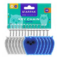 Reflectie Sleutelhanger Uil, 12st.