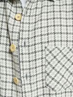 PEGADOR / overhemd Flato Heavy Flannel in grijs - thumbnail