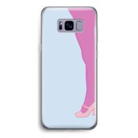 Pink panty: Samsung Galaxy S8 Transparant Hoesje - thumbnail