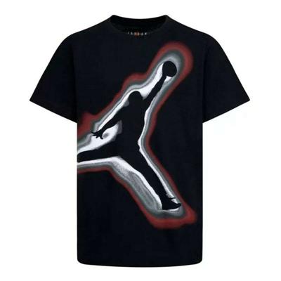 T-Shirt met Korte Mouwen voor kinderen Jordan JDB AIR HEATMAP JUMPMAN HBR SS 95D238 023 Zwart Maat 12 Jaar