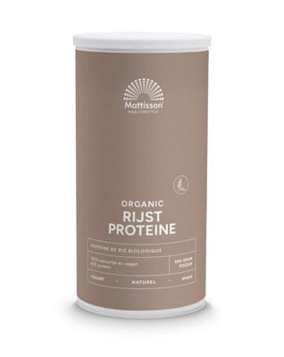 Mattisson Rijst proteine naturel vegan 80% bio