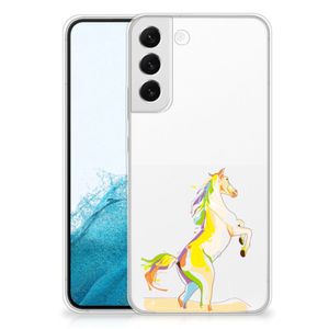 Samsung Galaxy S22 Plus Telefoonhoesje met Naam Horse Color