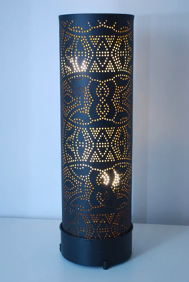 Vloerlamp Ameera zwart/goud in 2 maten