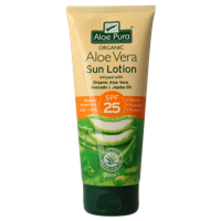 Optima Aloe pura organic aloe vera zonnelotion SPF25 200 Milliliter