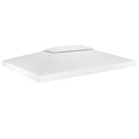 VidaXL Prieeldak 2-laags 310 g/m² 4x3 m wit