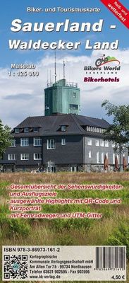 Wegenkaart - landkaart Sauerland | Kartographische Kommunale Verlagsgesellschaft