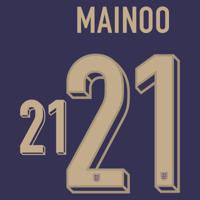 Mainoo 21 (Officiële Engeland Away Bedrukking 2024-2025)