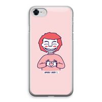 Hartje: iPhone 8 Transparant Hoesje