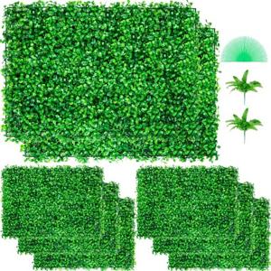 Vevor Kunstmatige Buxus Heggen Panelen 8 Stuks 61 X 40,6 Cm Kunstmatig Hegpaneel