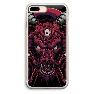 Hell Hound and Serpents: iPhone 7 Plus Transparant Hoesje
