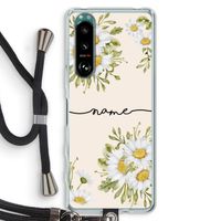 Daisies: Sony Xperia 5 III Transparant Hoesje met koord