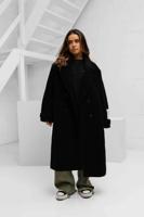 Malelions Label Coat Dames Zwart - Maat XL - Kleur: Zwart | Soccerfanshop Malelions Label Coat Dames Zwart - Maat XL - Kleur: Zwart | Soccerfanshop
