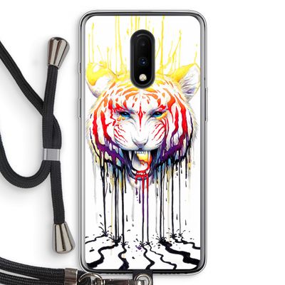 Fading: OnePlus 7 Transparant Hoesje met koord