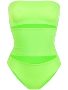 Gloria Coelho maillot de bain à empiècements - Vert