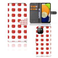 Samsung Galaxy A03 | Book Cover | Paprika Red
