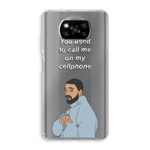 Hotline bling: Xiaomi Poco X3 Pro Transparant Hoesje
