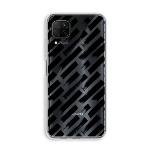 Zwarte vegen: Huawei P40 Lite Transparant Hoesje