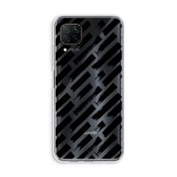 Zwarte vegen: Huawei P40 Lite Transparant Hoesje