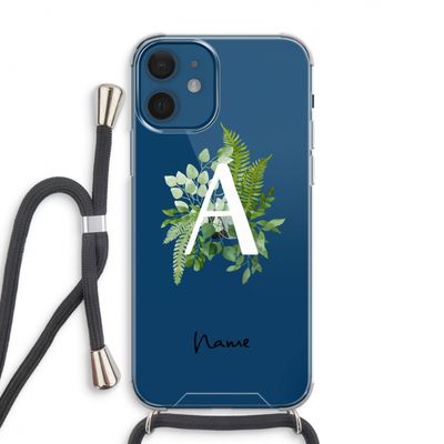 Green Brush: iPhone 12 Transparant Hoesje met koord