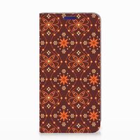 Samsung Galaxy S10e Hoesje met Magneet Batik Brown