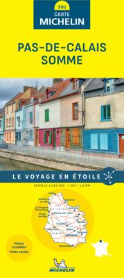 Wegenkaart - landkaart 301 Pas de Calais - Somme | Michelin Wegenkaart - landkaart 301 Pas de Calais - Somme | Michelin